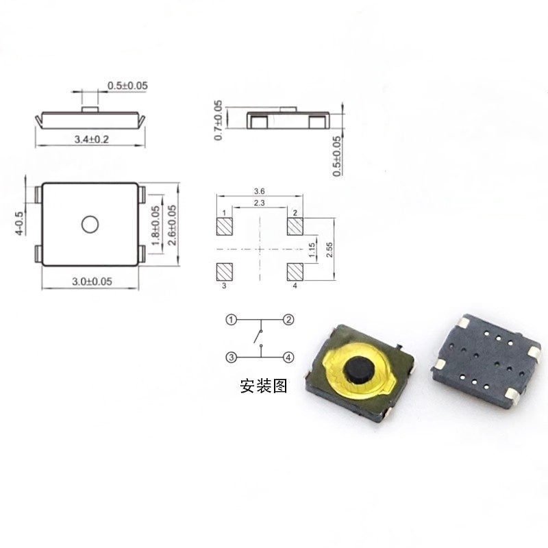 10/100 шт. тактовых переключат – обзор и цена Smart Home Yellow