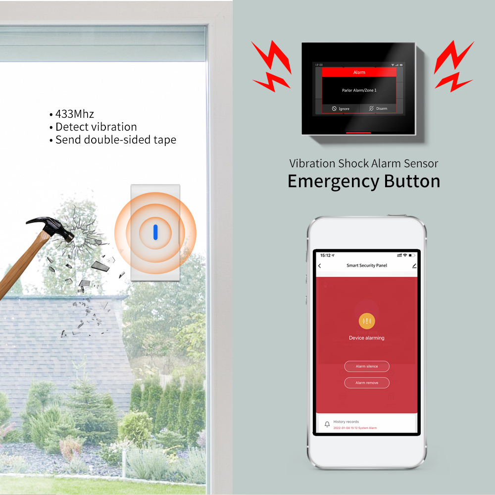 Беспроводной датчик вибрации S – обзор и цена Wireless Door Sensor