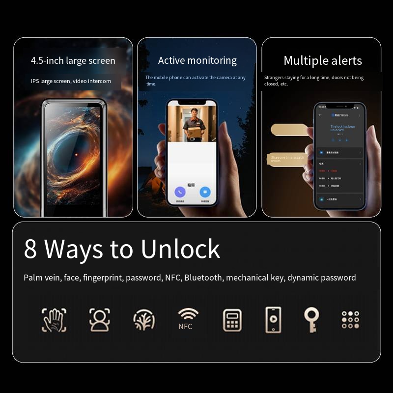 YN S11M умный дом цифровой эле – обзор и цена Smart Home Door Lock